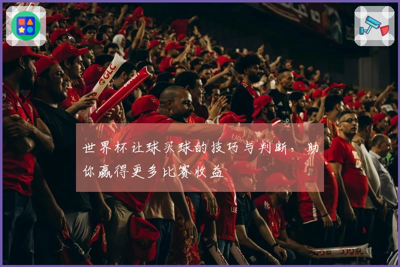 世界杯让球买球的技巧与判断，助你赢得更多比赛收益