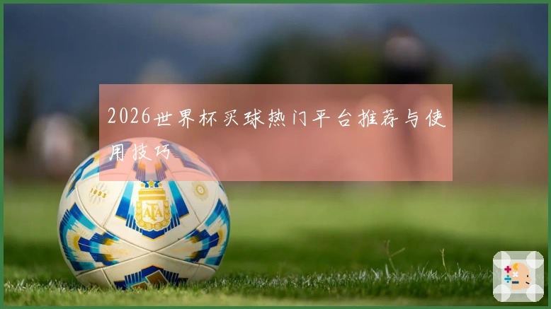 2026世界杯买球热门平台推荐与使用技巧
