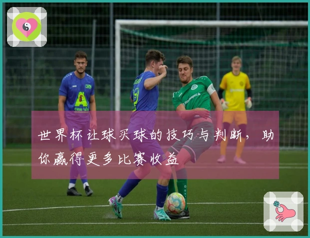 世界杯让球买球的技巧与判断，助你赢得更多比赛收益